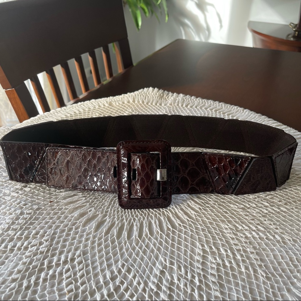CALVIN KLEIN Triangle Textured Belt